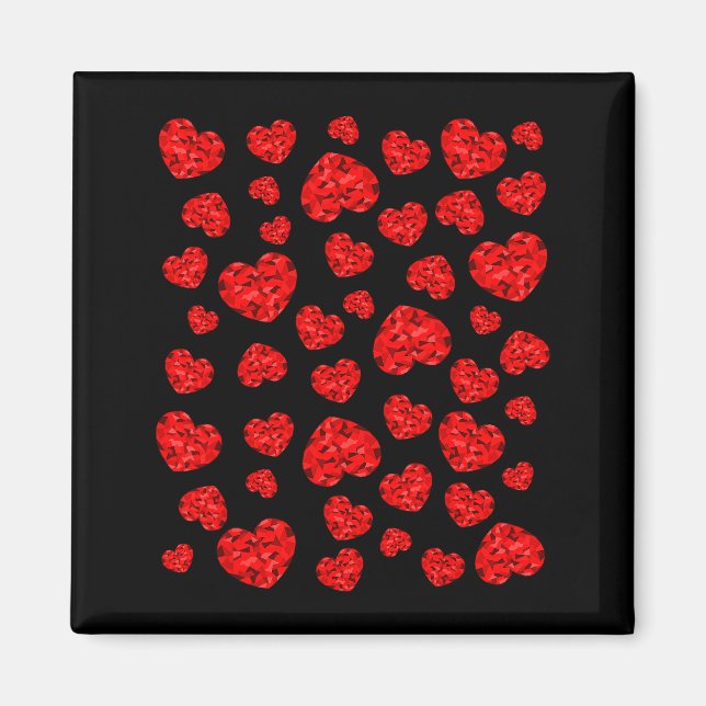 Íman Valentine Red Heart  (Frente)