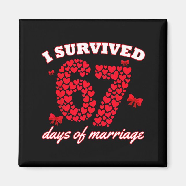 Íman Valentine’s Day I Survived 67 Days Of Dating Funny (Frente)