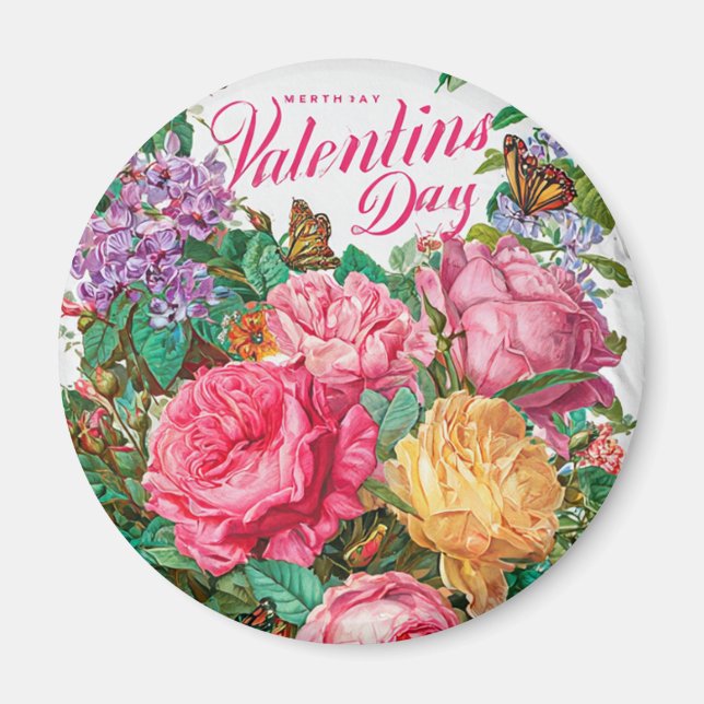 Íman Valentine’s Day Magnet | Romantic, Cute  (Frente)