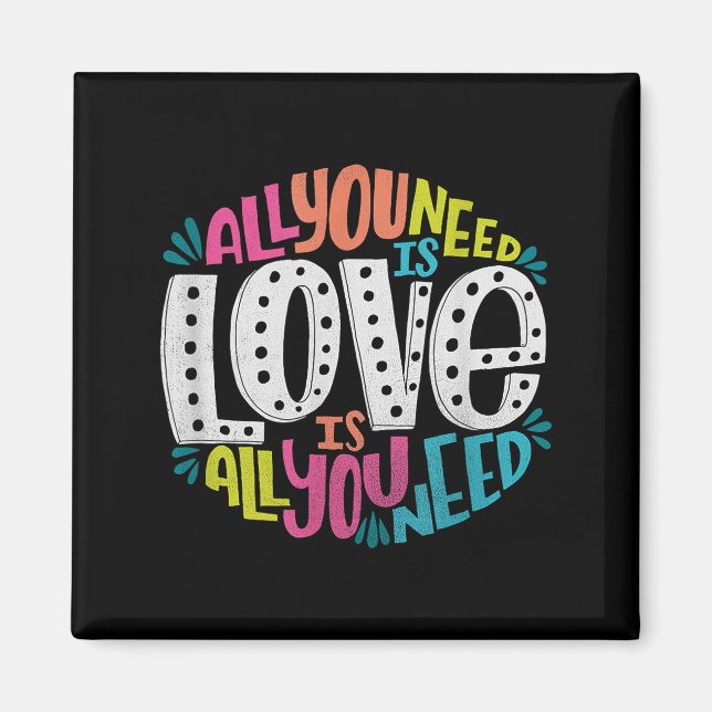 Íman Valentine's Day Product - All You Need Is Love  (Frente)