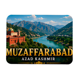 Íman Vales da Montanha Muzaffarabad e Beleza do Caxemir