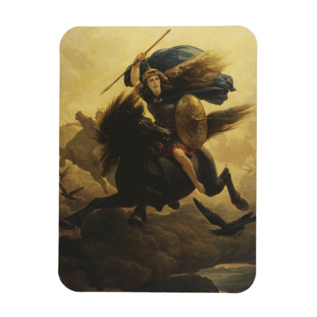 Íman Valkyrie, 1865 (óleo na canvas) (Vertical)