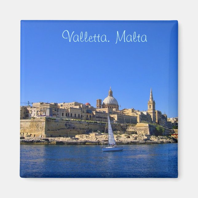 Íman Valletta em dia ensolarado (Frente)