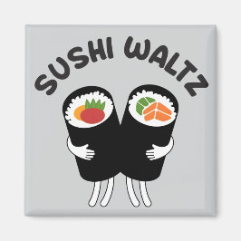 Íman Valsa de Sushi com Texto