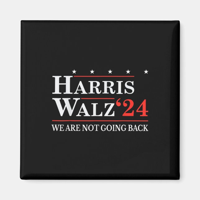 Íman Valsa Não Vamos Voltar Kamala Harris 2024 2  (Frente)