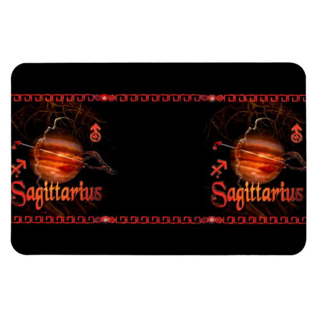 Íman Valxart Gothic Sagittarius zodiac astrologia (Horizontal)