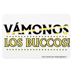 Íman VAMONOS Los Buccos! Magnet! com endereço de armaze