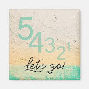 Íman vamos 54321! Técnica de motivação Nota moderna