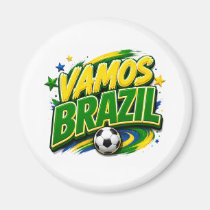 Íman VAMOS BRASIL 2026 Fã Brasileiro
