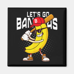 Íman Vamos camiseta banana retro banana meninos criança