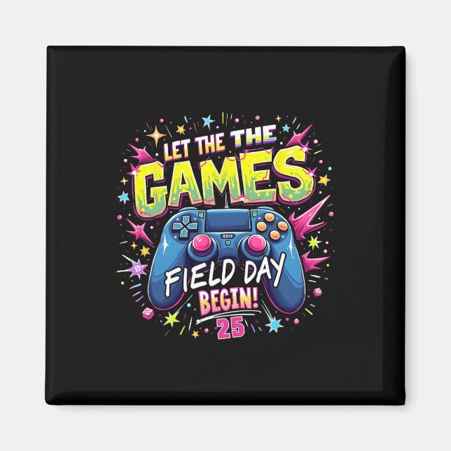 Íman Vamos Começar os Jogos Dia de Campo 2025 Design de (Frente)
