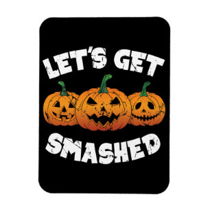 Íman Vamos Esmagar Pumpkins Jack O Lanterna Halloween