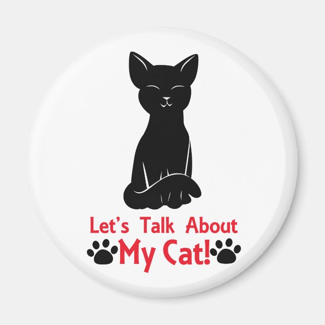 Íman Vamos Fala Sobre Meu Gato (Frente)