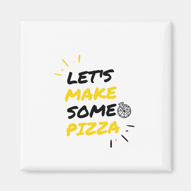 Íman Vamos faz pizza (Frente)