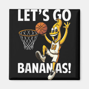 Íman Vamos Fazer Bananas Jogador De Basquete Com Banana
