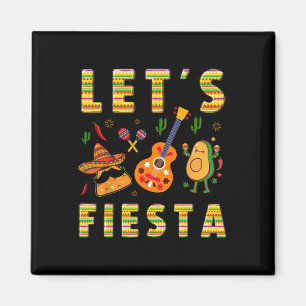 Íman Vamos Festa Nacho Guitarra Abacate Divertido Cinco