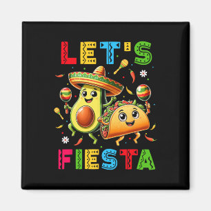 Íman Vamos Festa Taco Abacate Divertido Cinco De Mayo M