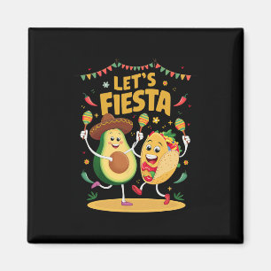 Íman Vamos Festa Taco Abacate Divertido Cinco De Mayo M