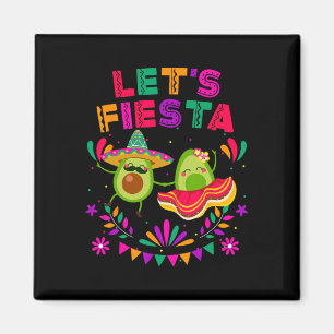 Íman Vamos Festejar Abacate Dançando Cinco De Maio Mexi