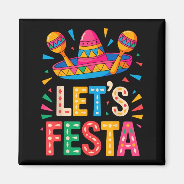 Íman Vamos festejar cinco de maio  (Frente)