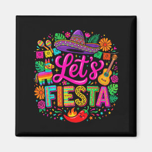 Íman Vamos festejar cinco de maio engraçado colorido me