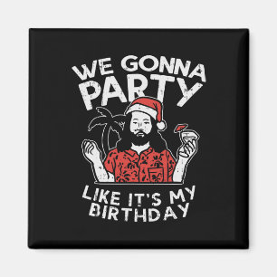 Íman Vamos Festejar Como Meu Aniversário Jesus Natal Em