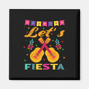 Íman Vamos Festejar Guitarra Mexicana Cinco De Mayo Par