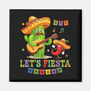 Íman Vamos festejar México festa taco violão cacto cinc