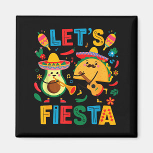 Íman Vamos festejar taco abacate engraçado cinco de mai