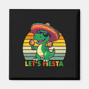 Íman Vamos Fiesta Mexicano Dinossaur Cinco De Mayo Todd