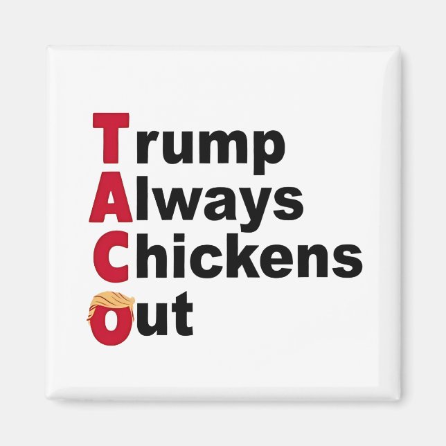 Íman Vamos Ir Taco de Taco Sempre Desaparece (Frente)