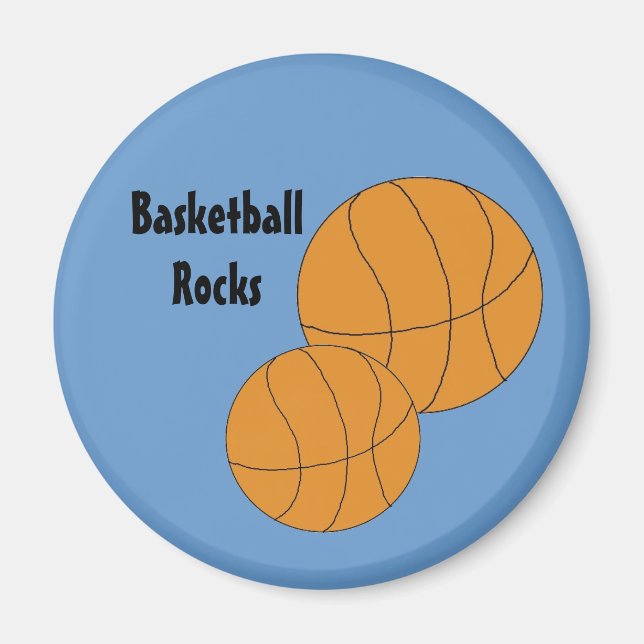 Íman Vamos Jogar Basquete (Frente)