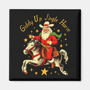 Íman Vamos Lá Cavalo de Jingling Divertido Retro Papai