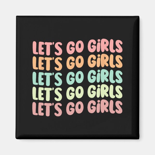Íman Vamos Lá Garotas Mulheres Festa de Despedida de So (Frente)