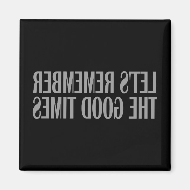 Íman Vamos lembrar os bons tempos (Frente)