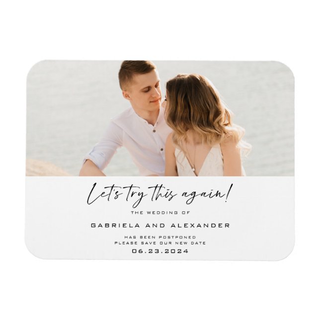 Íman Vamos Moderno Tenta Novamente Esta Foto De Caligra (Horizontal)