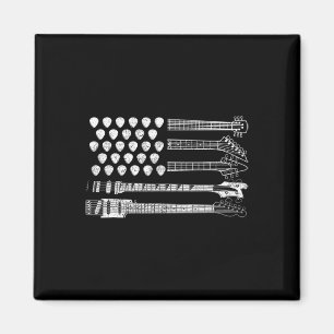 Íman Vamos Rocker Rock N Roll Guitarra Retro Bandeira E