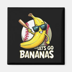 Íman Vamos Vai Bananas Engraçado Banana Lover