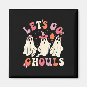Íman Vamos Vai Ghouls Divertido Fantasma Halloween Humo