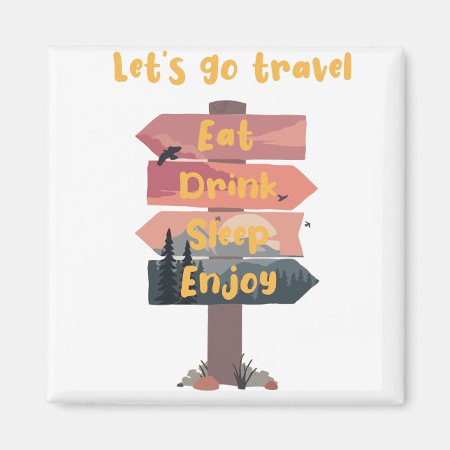 Íman Vamos, Viagem, Bons vibrantes, apenas (Frente)