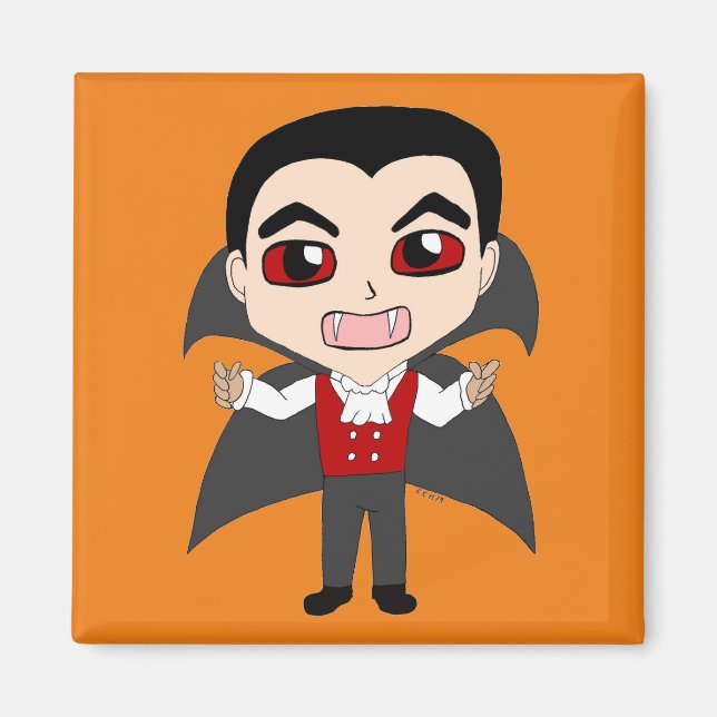 Íman vampiro de chibi (Frente)