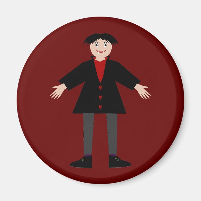 Íman Vampiro do Dia das Bruxas (Frente)