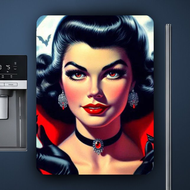 Íman Vampiro Fofo Pin-up (Criador carregado)