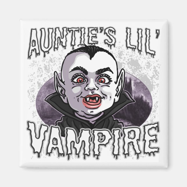 Íman Vampiro pequeno da tia (Frente)
