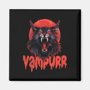 Íman Vampurr Coon Spooky Vampiro Halloween Maine Coon C
