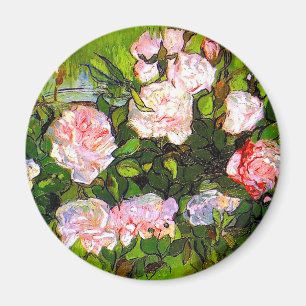 Íman Van Gogh ainda vive com rosas rosa