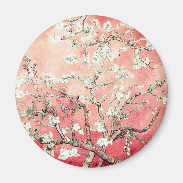 Íman Van Gogh Almond Blossoms Peach (Frente)