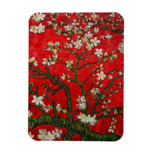 Íman Van Gogh Almond Blossoms Red