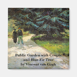 Íman Van Gogh; Árvore de abeto do casal e do azul de w