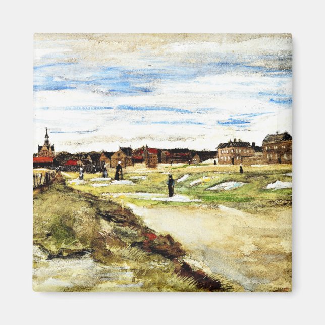 Íman Van Gogh - Bleaching Ground em Scheveningen (Frente)